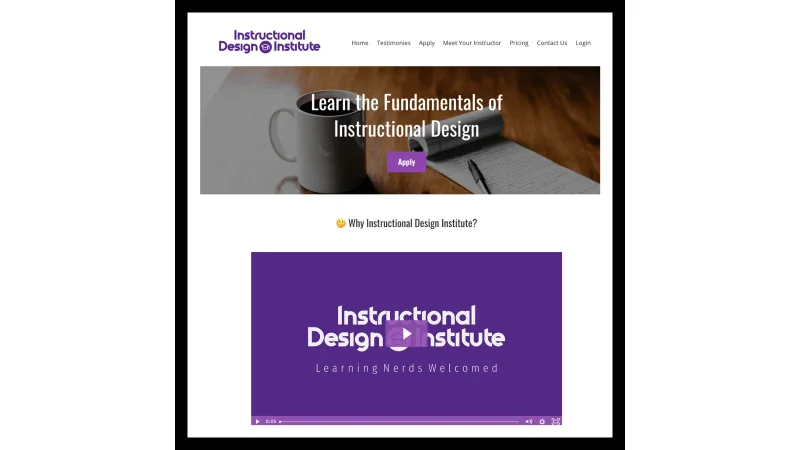 Instructional Design Institute (2024)